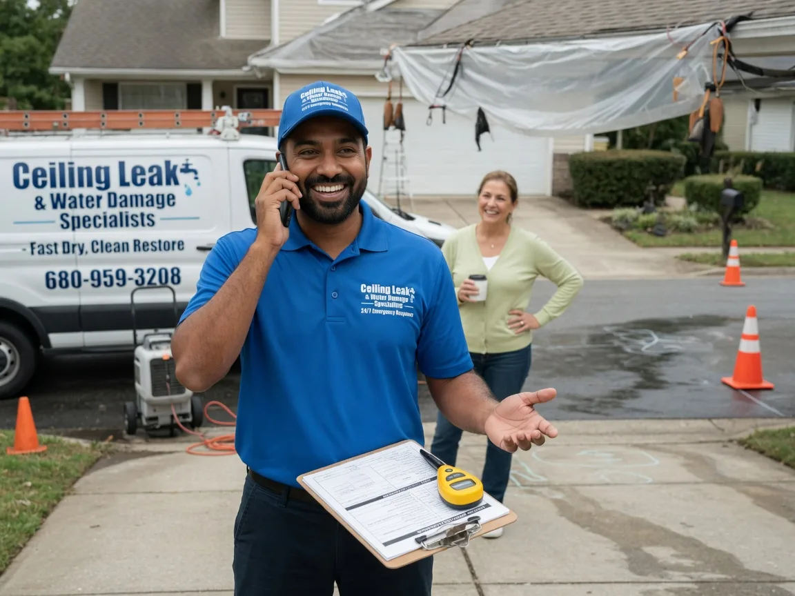 Ceiling Leak Cleanup Burkeville, VA FAQs